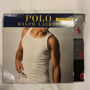 Ralph Lauren Polo - Cotton Ribbed Tanks - “Classic Fit” 3 Pack 2XL - NWT
